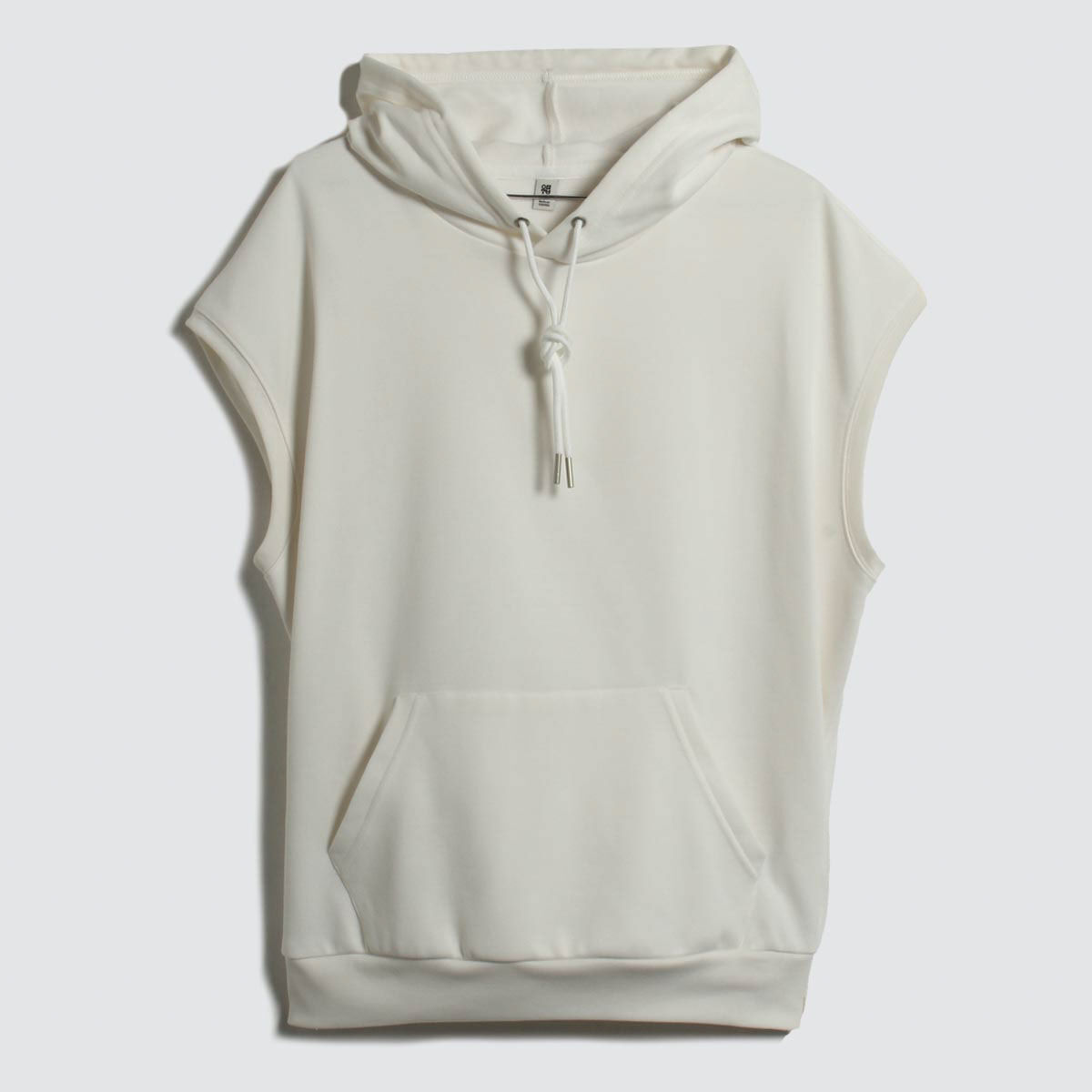 Hoodie Manga Sisa Blanco