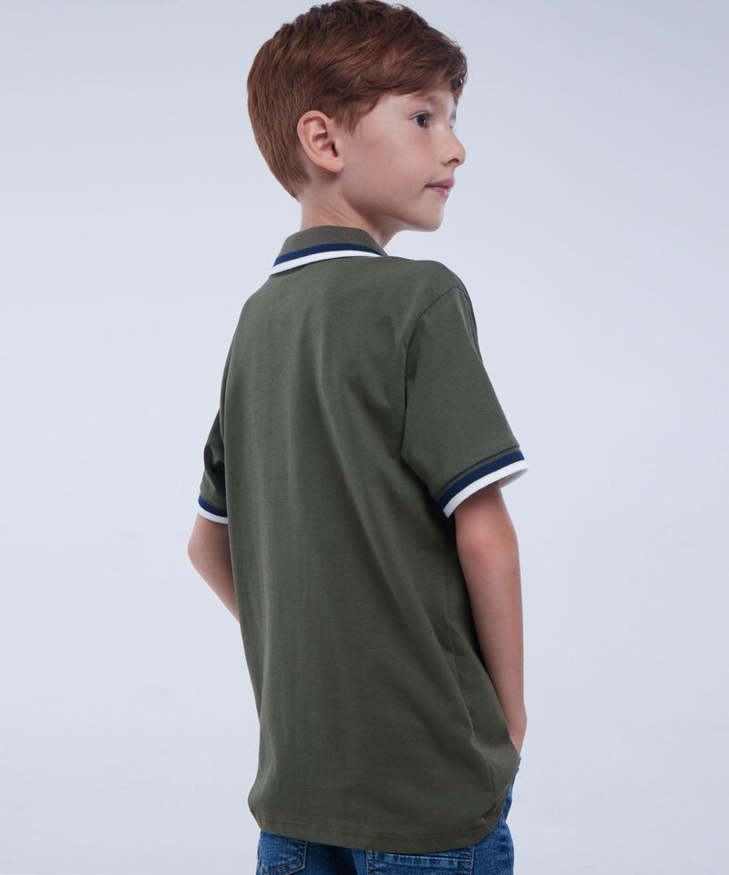 camiseta polo para niños