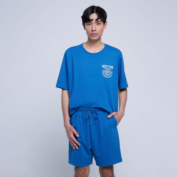 Pijama de pantalonetas para hombre  image number null