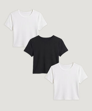 Camiseta Crop Top B&aacute;sico, , hi-res