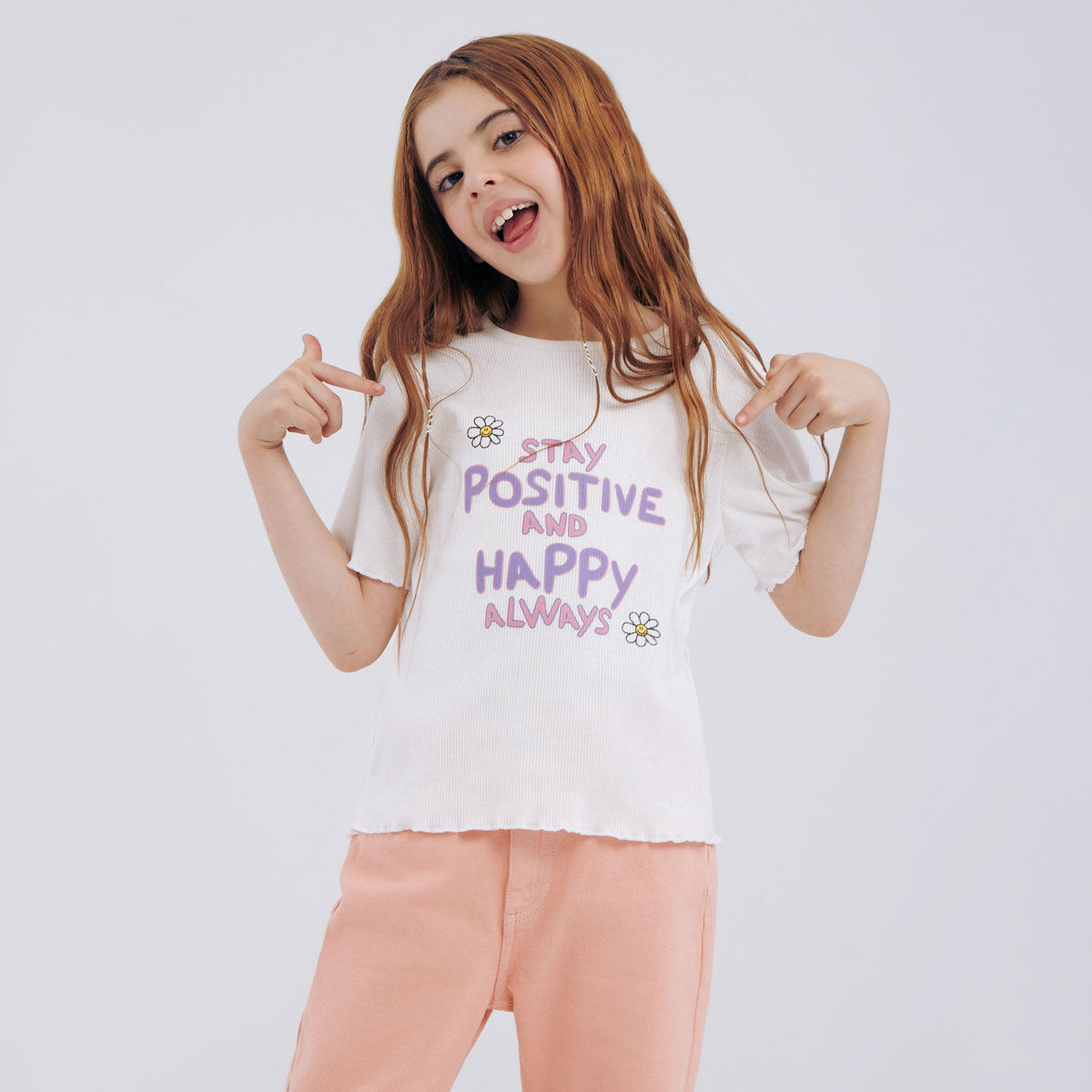 Camiseta Para Nina Manga Corta