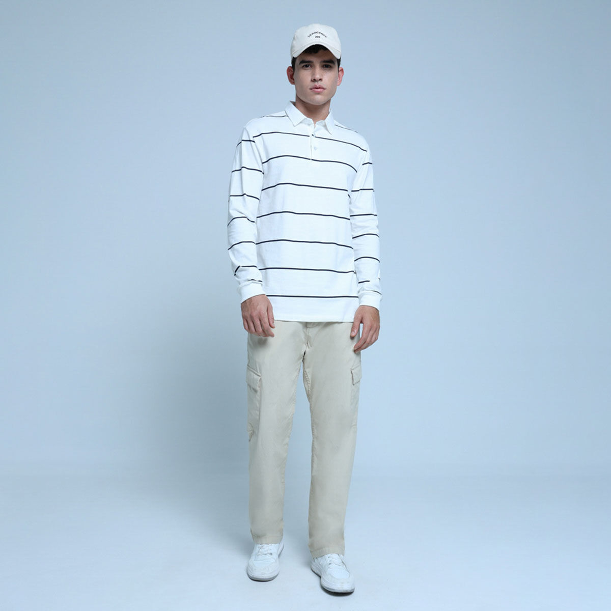 Buzo A Rayas Con Cuello Polo compra online OSTU