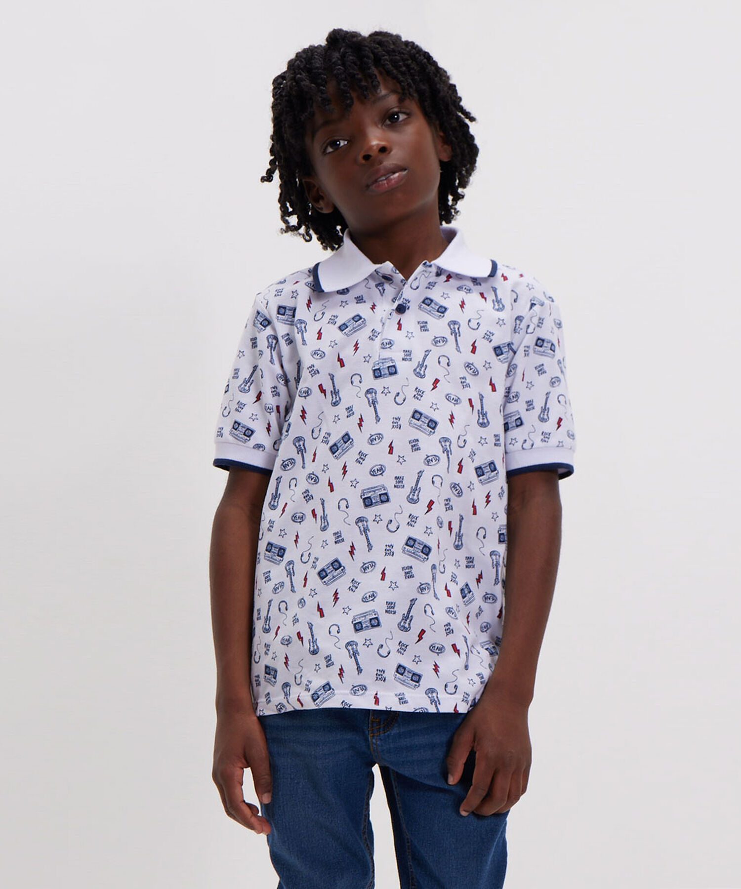 camiseta polo para niños