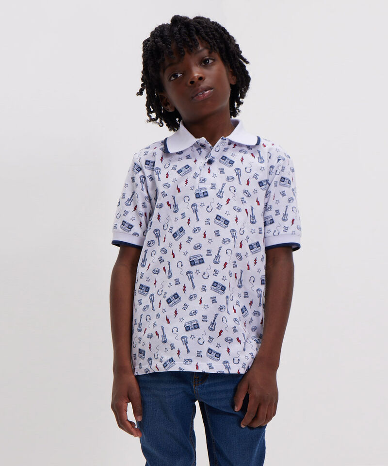 camiseta polo para niños