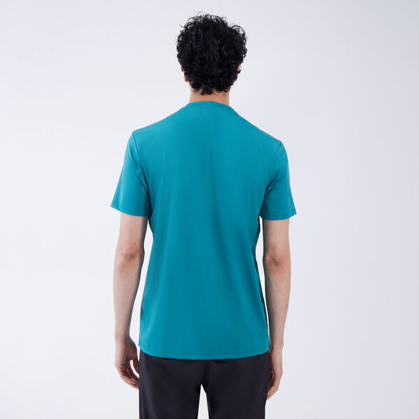 Camiseta Deportiva Cuello Redondo, Verde, hi-res image number null