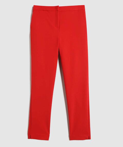 Pantalón Casual con Bolsillos, Rojo, hi-res