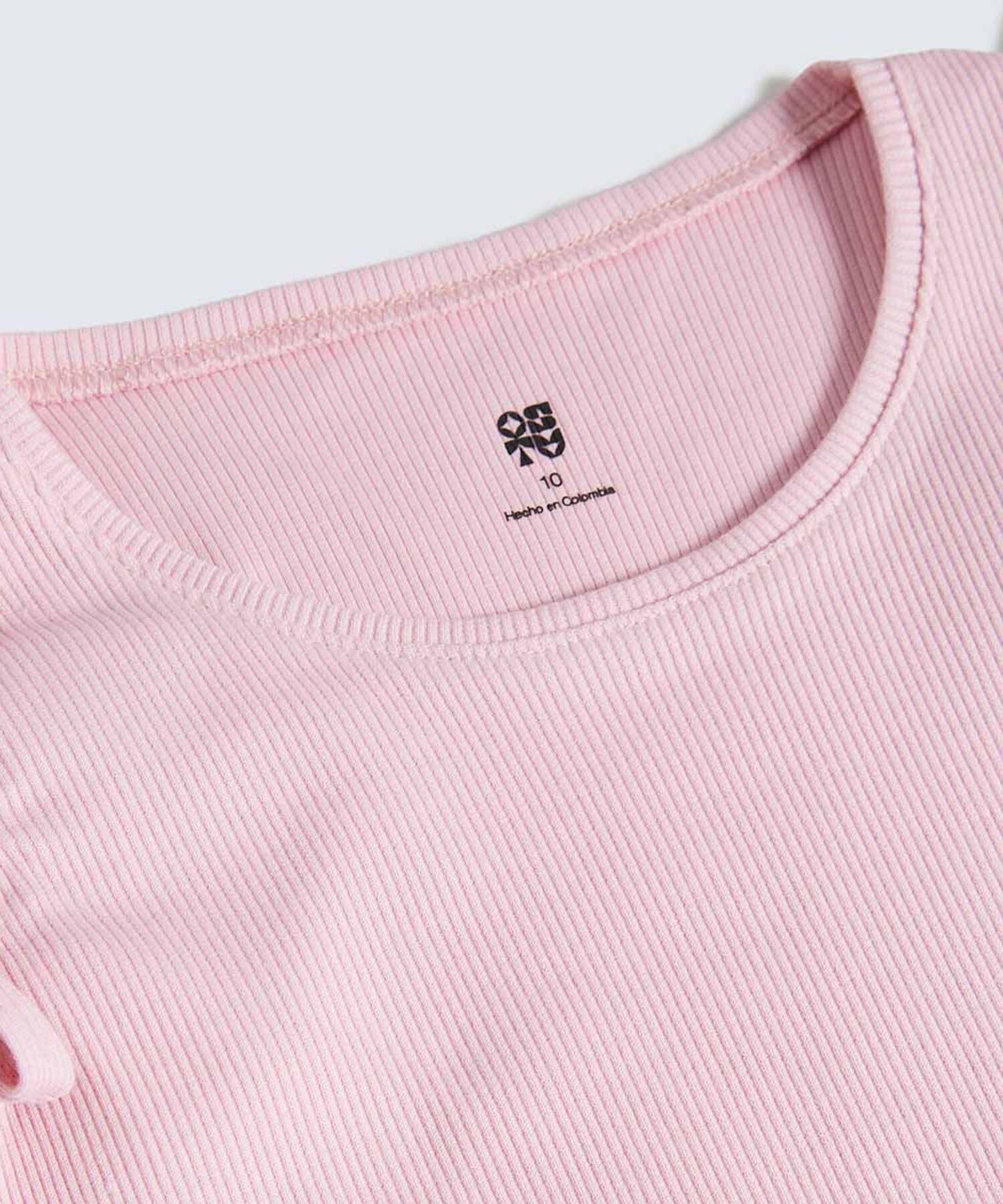 Camiseta con Boleros para Niña, Rosado, hi-res