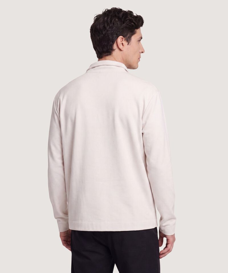 Buzo Half Zip, Beige, hi-res