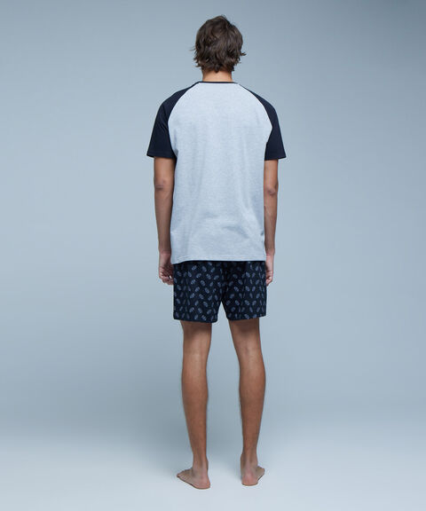 Pijama de camiseta para hombre