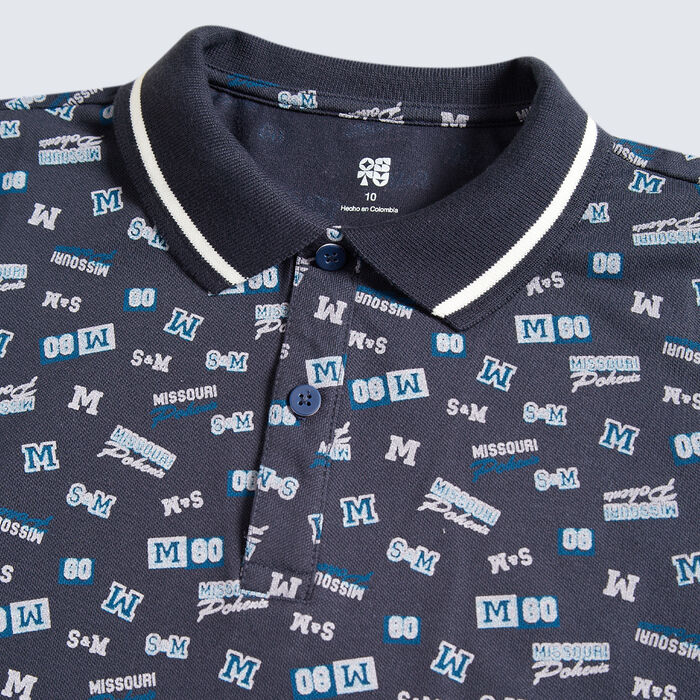 camiseta polo para niños