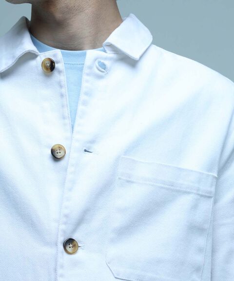 Sobrecamisa Con Bolsillos, Beige, hi-res