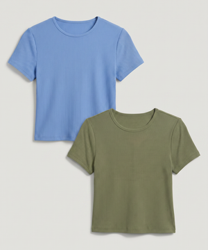 Camiseta Crop Top B&aacute;sico, , hi-res