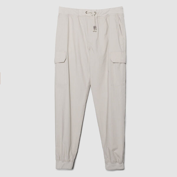 Jogger Con Bolsillos De Tapa, Beige, hi-res
