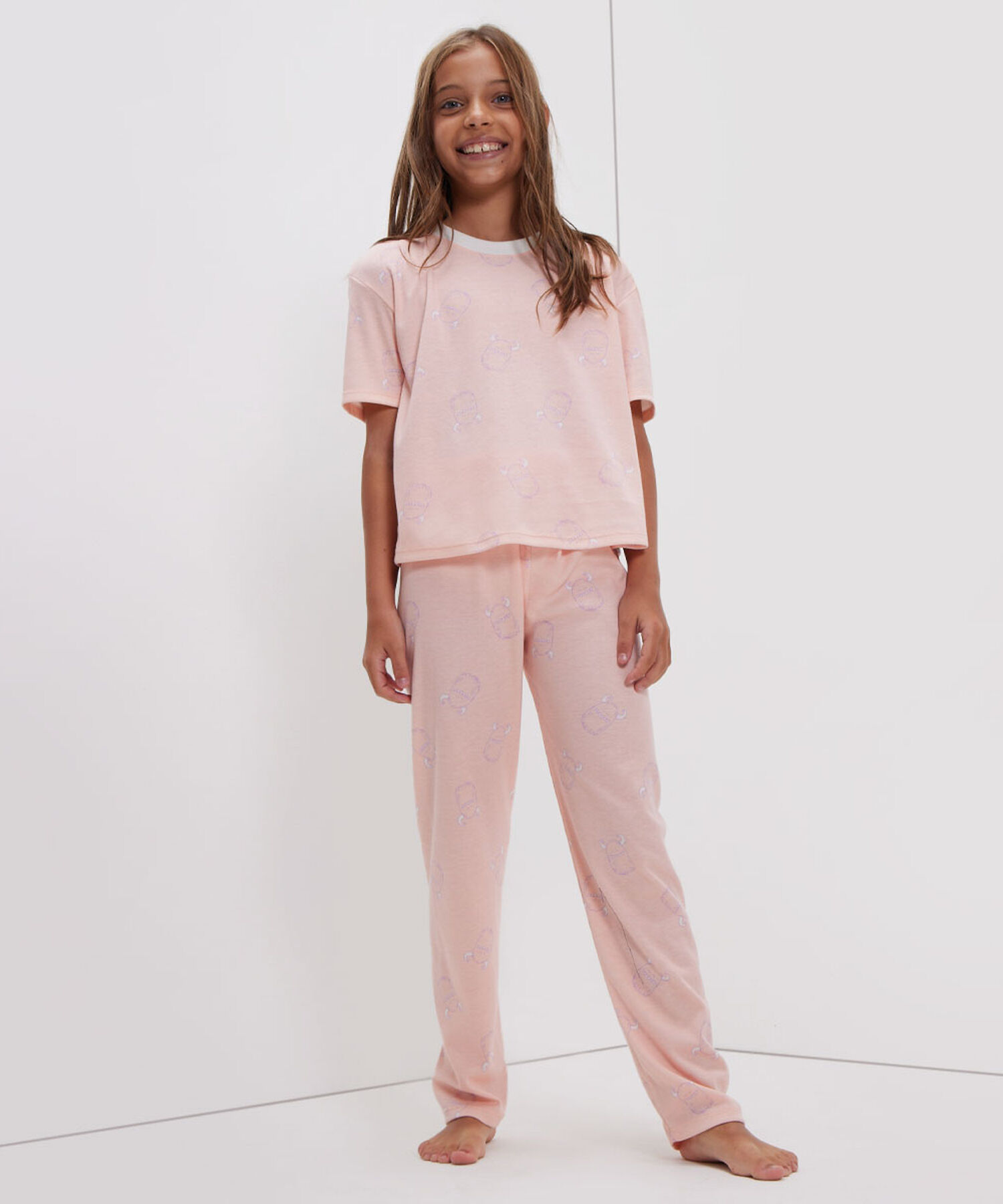 pantalones de pijama para niña