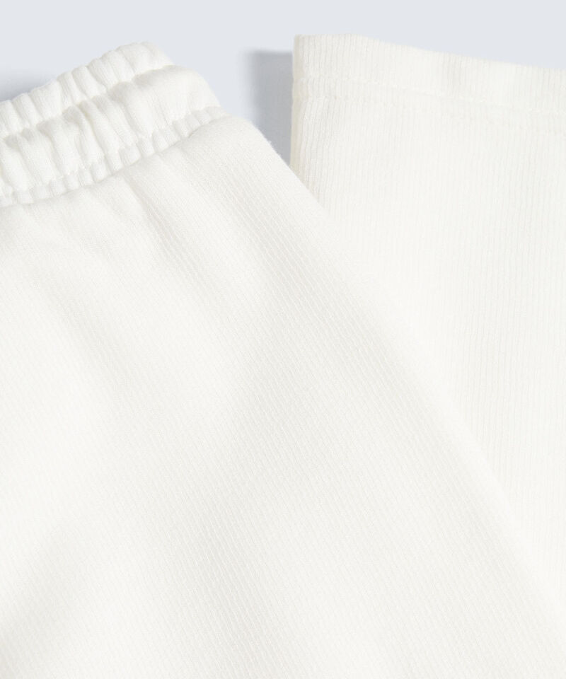 Jogger para Niña Wide Leg, Crema, hi-res