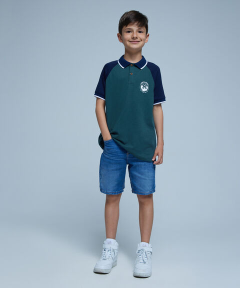 camiseta polo para niños