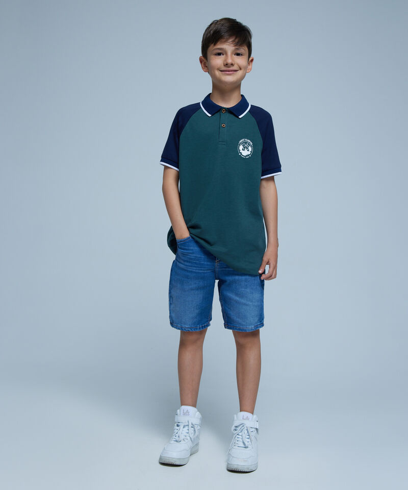 camiseta polo para niños