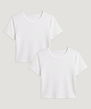 Camiseta Crop Top B&aacute;sico, , hi-res