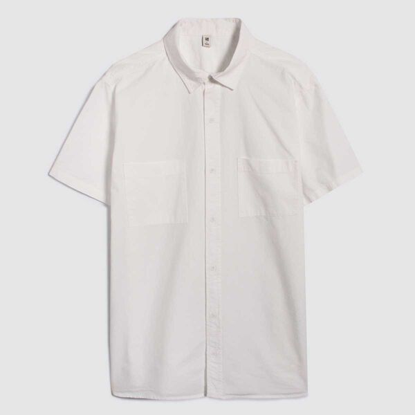 Camisa con Bolsillos, Blanco, hi-res
