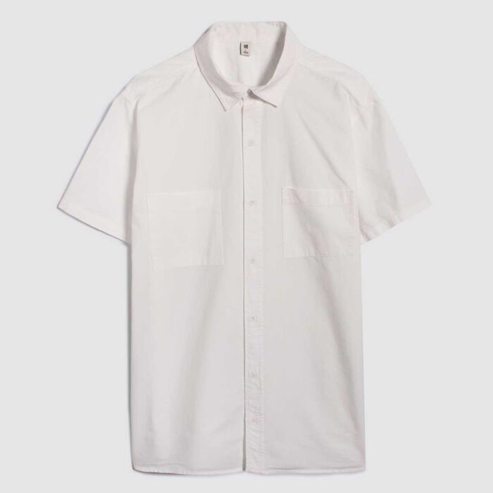 Camisa con Bolsillos, Blanco, hi-res