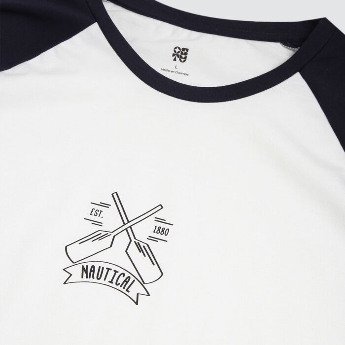 Pijama de camiseta para hombre 