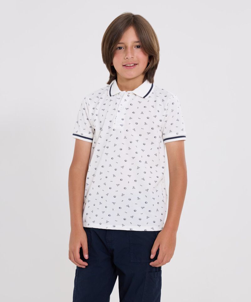 camiseta polo para niños