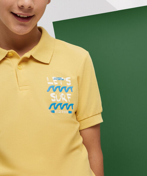 camiseta polo para niños