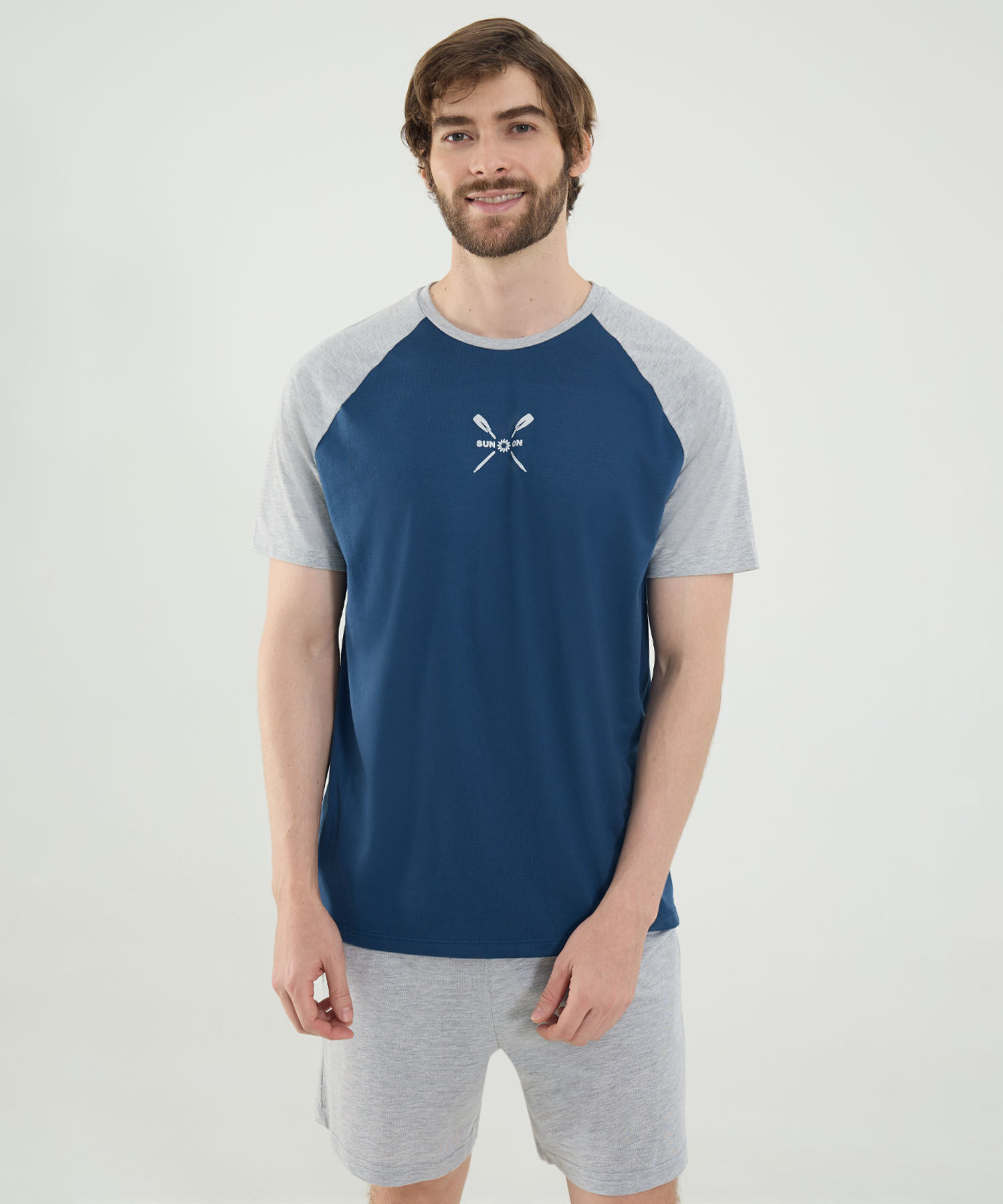 Pijama de camiseta para hombre