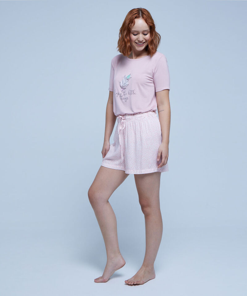 pijama de shorts mujer 