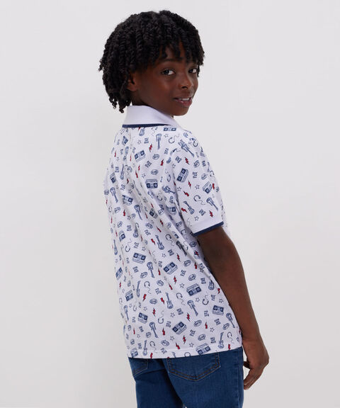 camiseta polo para niños
