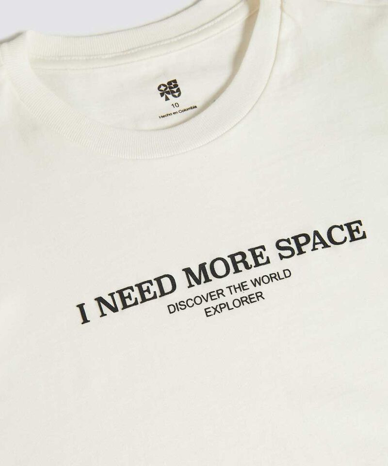 Camiseta Estampado Minimalista, Azul, hi-res