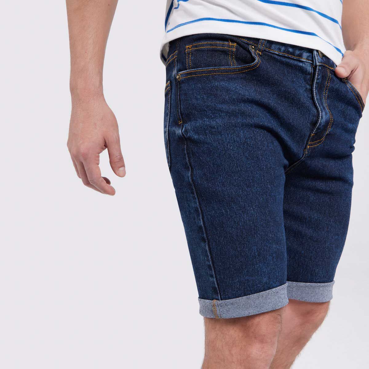 Bermuda Para Hombre Slim