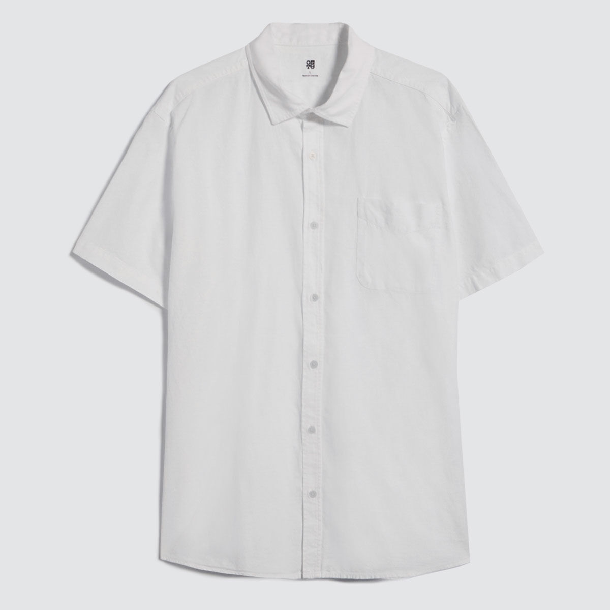 Camisa con Bolsillos, Crema, hi-res