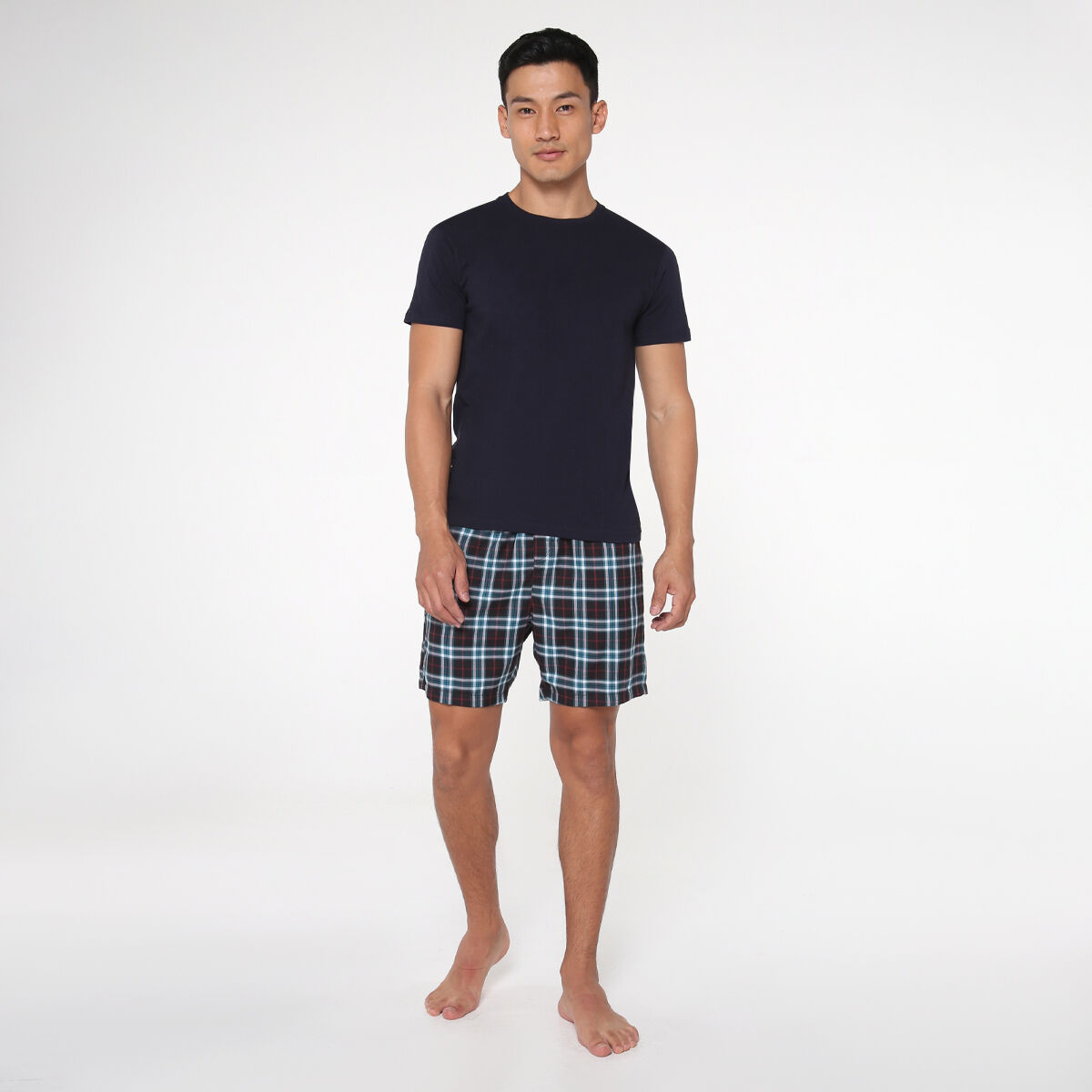 Bermuda Para Hombre De Cuadros