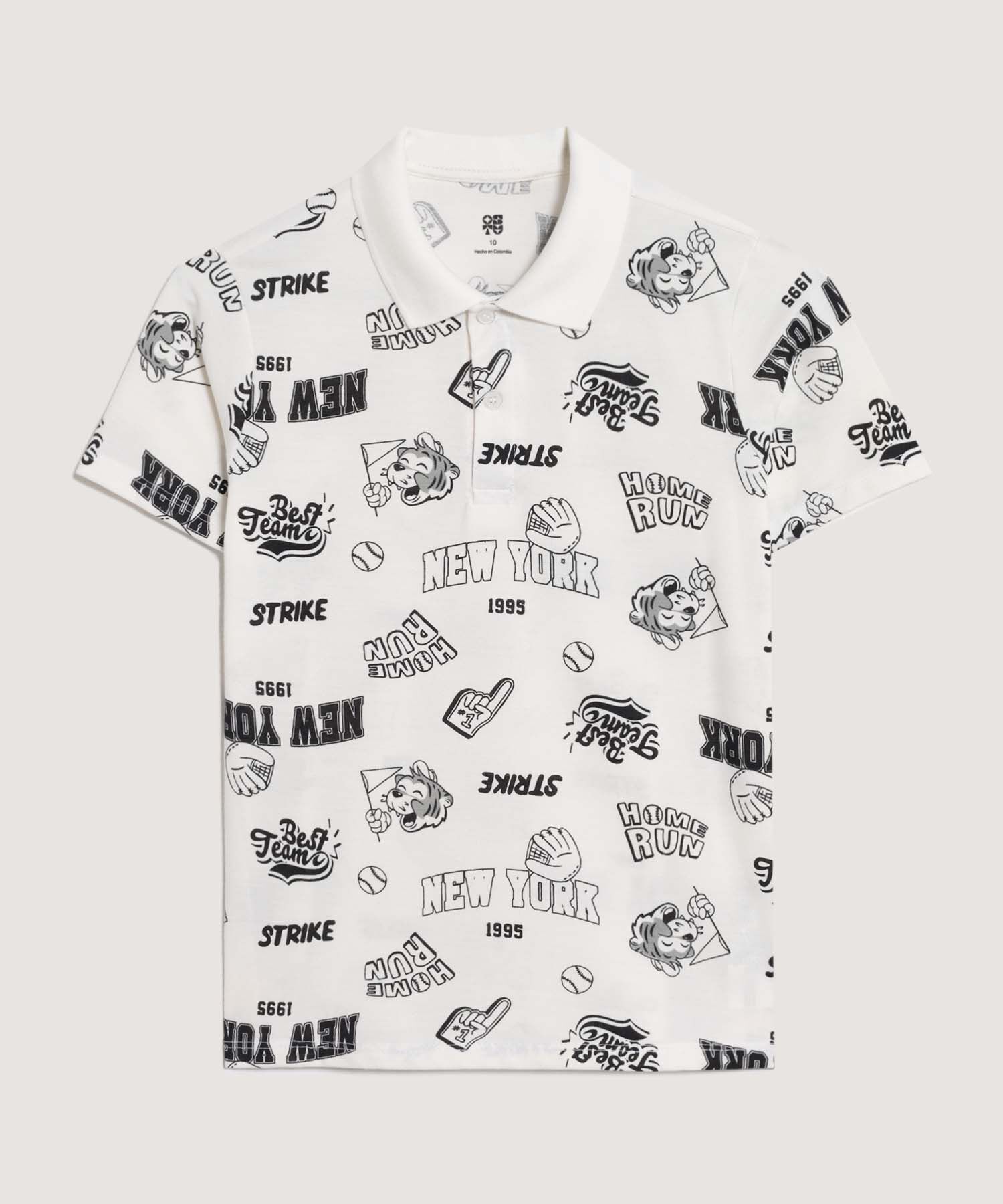 camiseta polo para niños