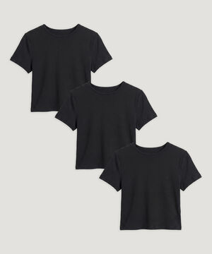 Camiseta Crop Top B&aacute;sico, , hi-res
