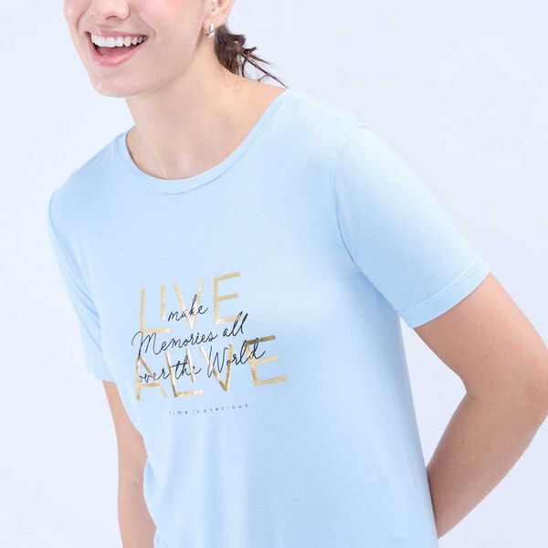 camisetas de descanso para mujer image number null
