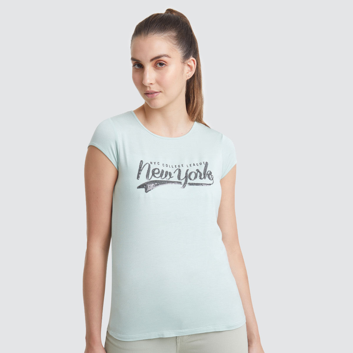 Camisetas new york mujer 2025