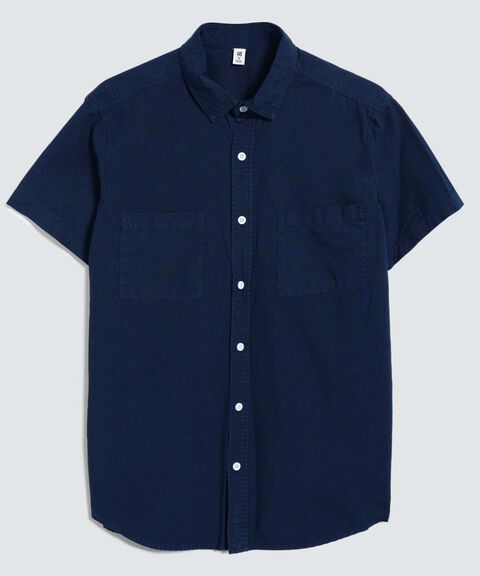 Camisa con Bolsillos, Azul2, hi-res