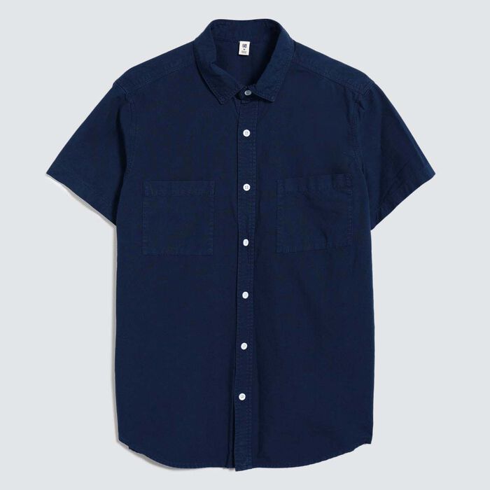 Camisa con Bolsillos, Azul2, hi-res