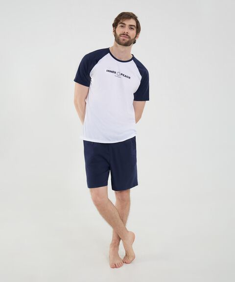 Pijama de pantalonetas para hombre
