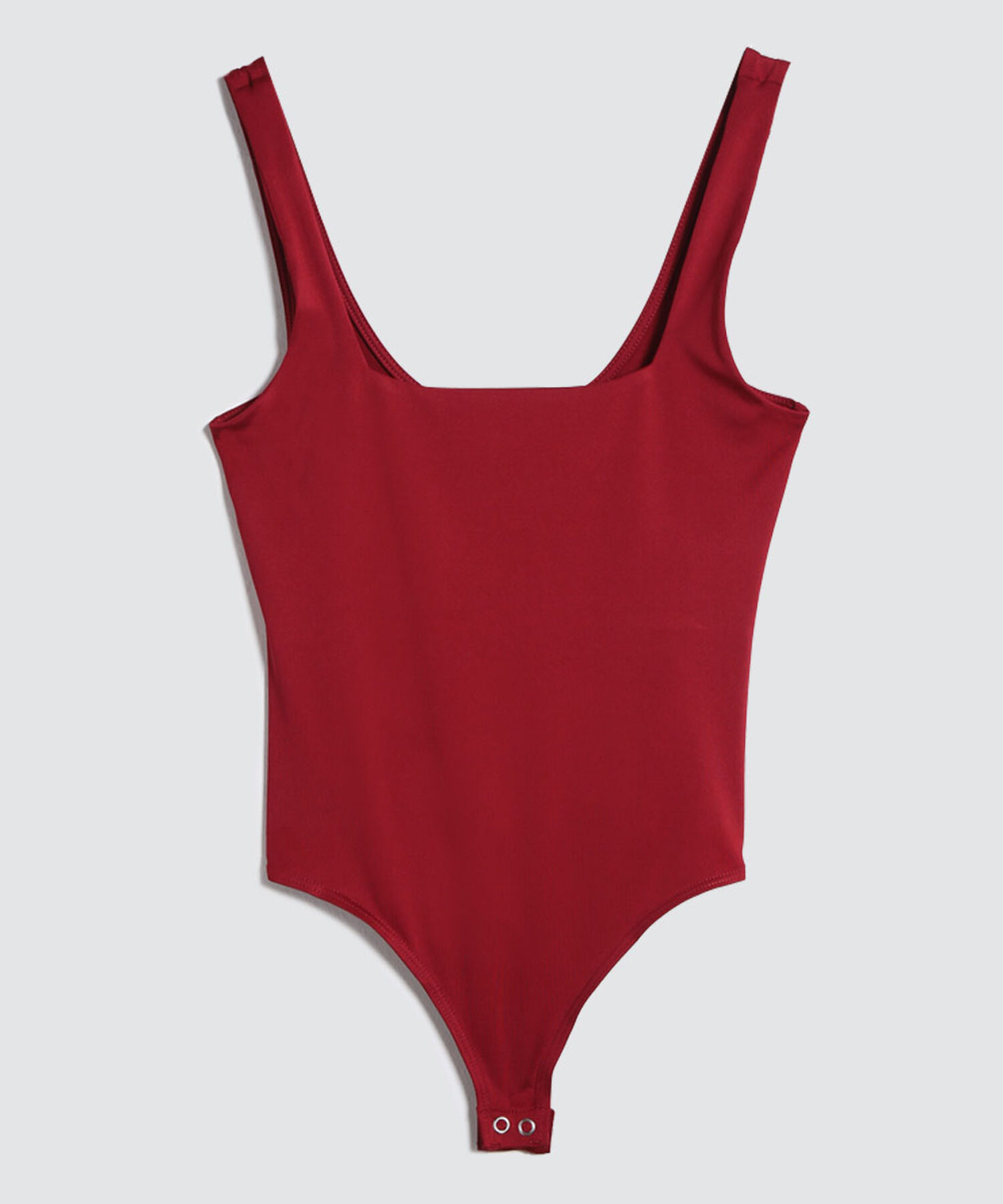 Body con Escote Cuadrado, Vino, hi-res