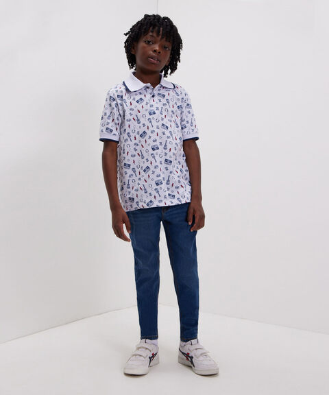 camiseta polo para niños
