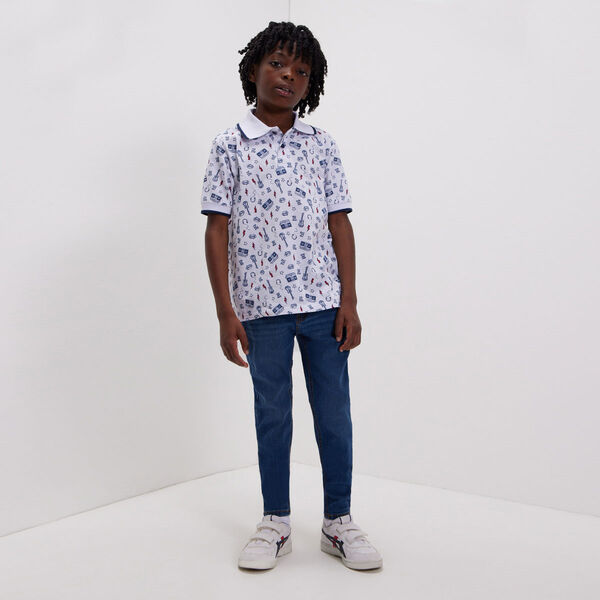 camiseta polo para niños