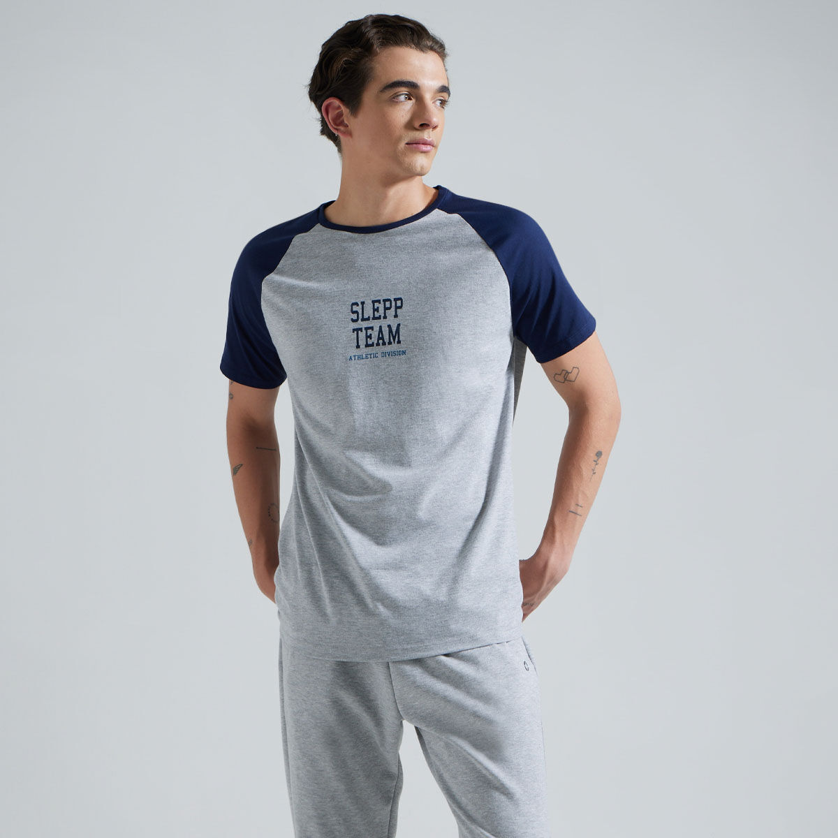 Pijama de camiseta para hombre 