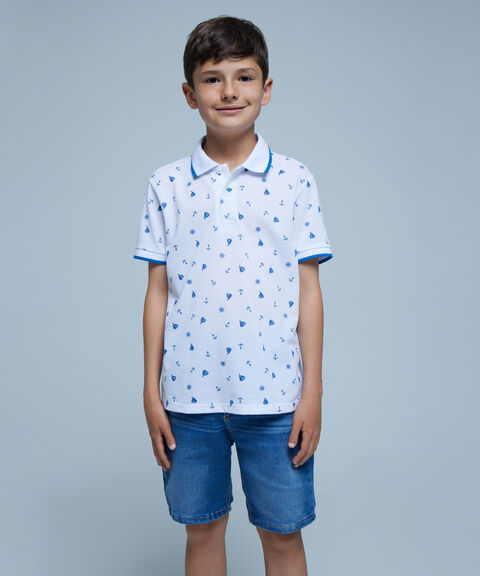 camiseta polo para niños