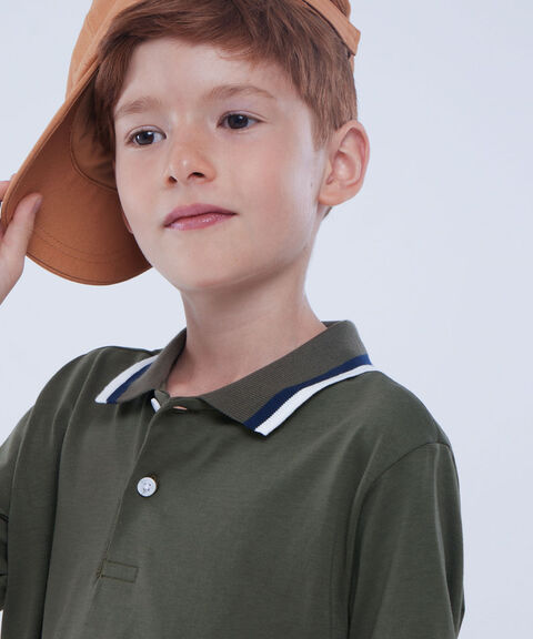 camiseta polo para niños