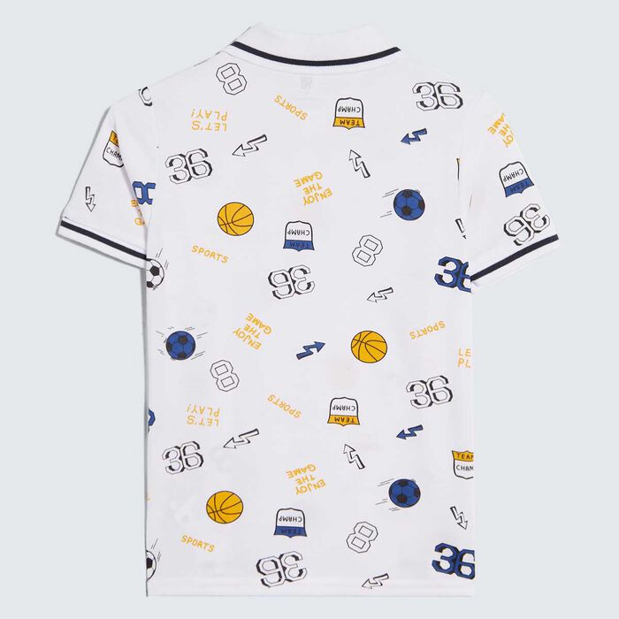 camiseta polo para niños