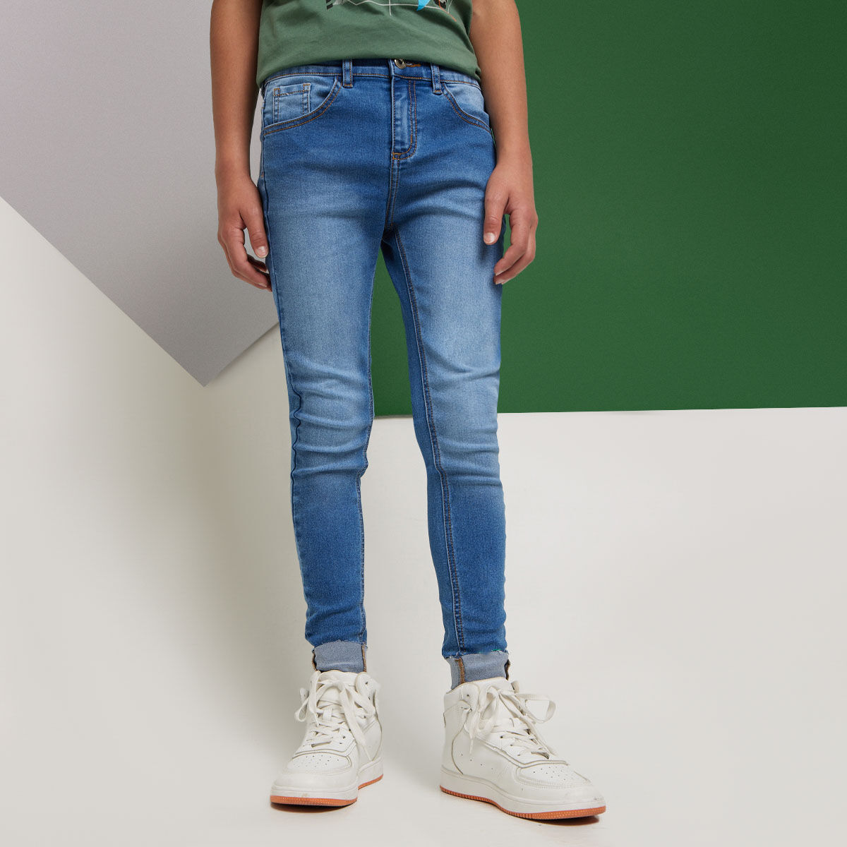 Skinny jeans para niños sales