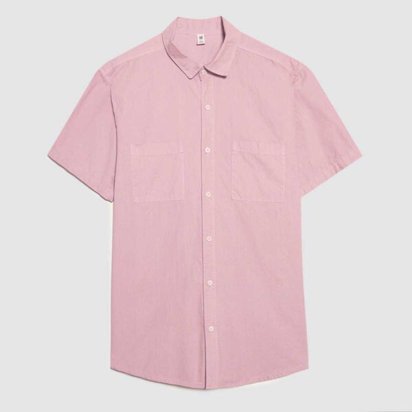Camisa con Bolsillos, Rosado, hi-res